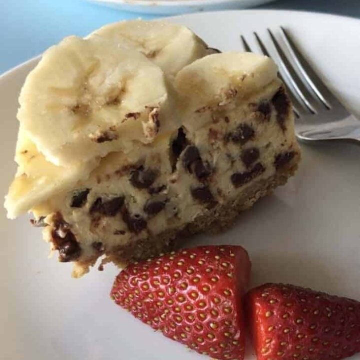 Banana Chocolate Chip Cheesecake