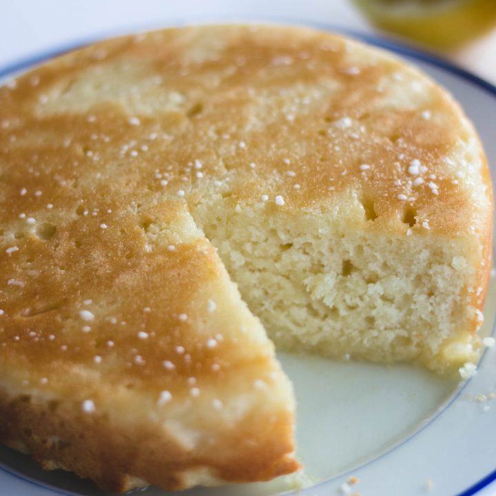 Lemon Cream Cheese Coffee Cake with Lemon Glaze
