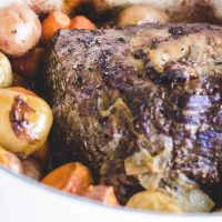 Dutch Oven Rib Roast and Vegetables