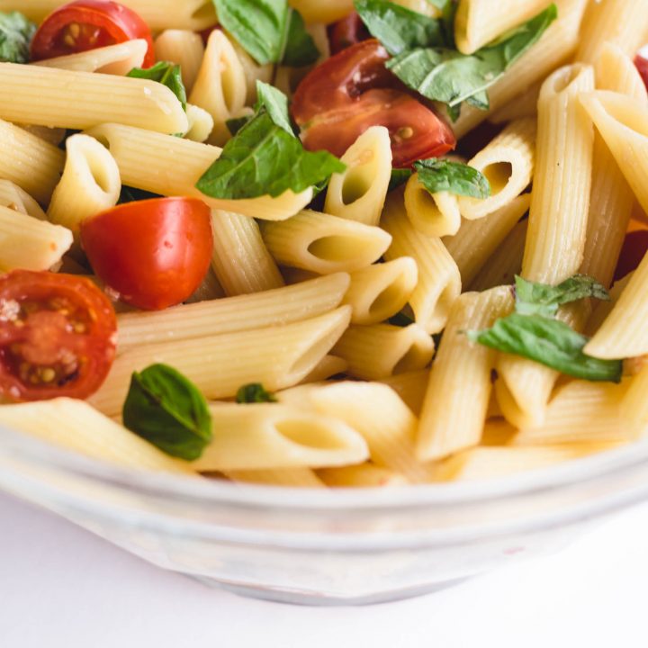 Fresh Tomato and Basil Pasta Salad