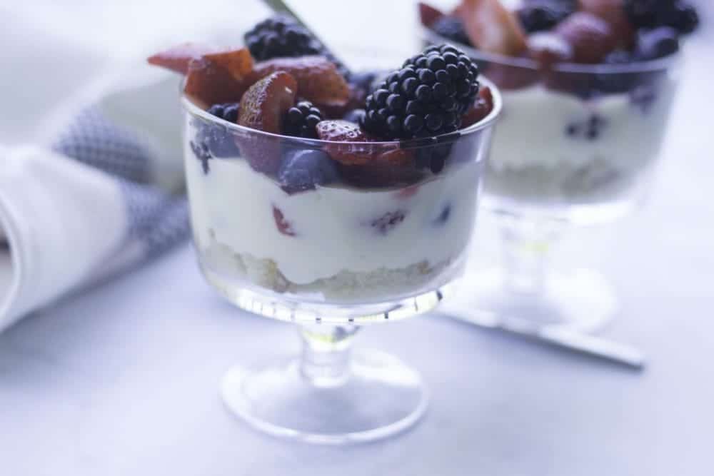 Lemon Berry Trifle for One