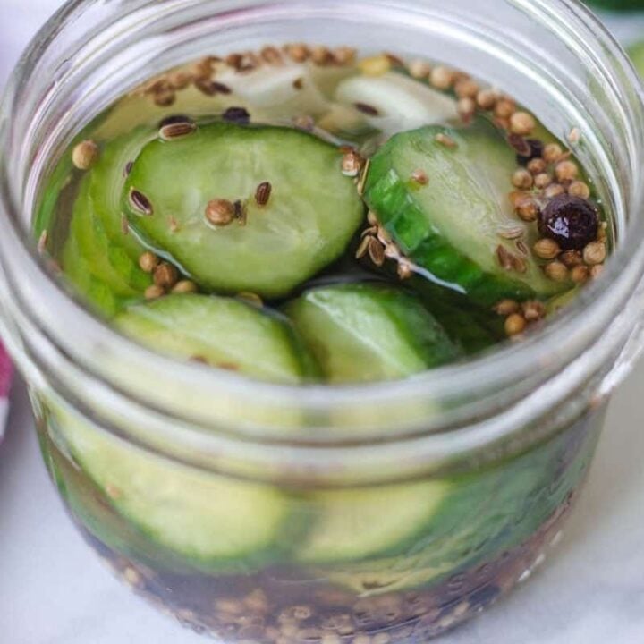 Spicy Sandwich Pickles