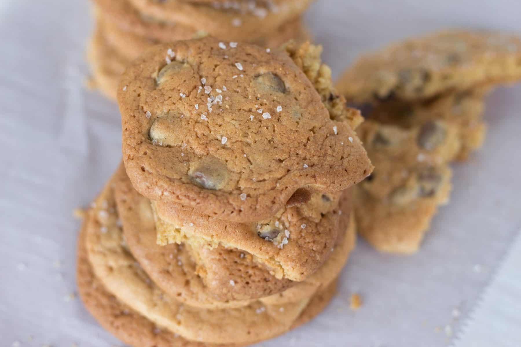 Small Batch  Eggless Chocolate Chip Cookies Recipe