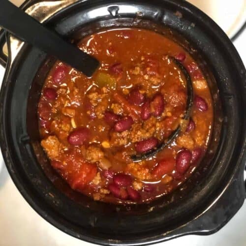 Small Crock Pot Chili - 101 Cooking For Two