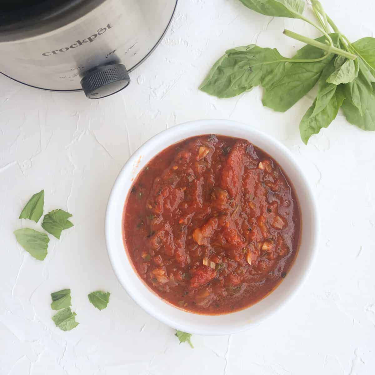 2-Quart Slow Cooker Marinara Sauce Recipe