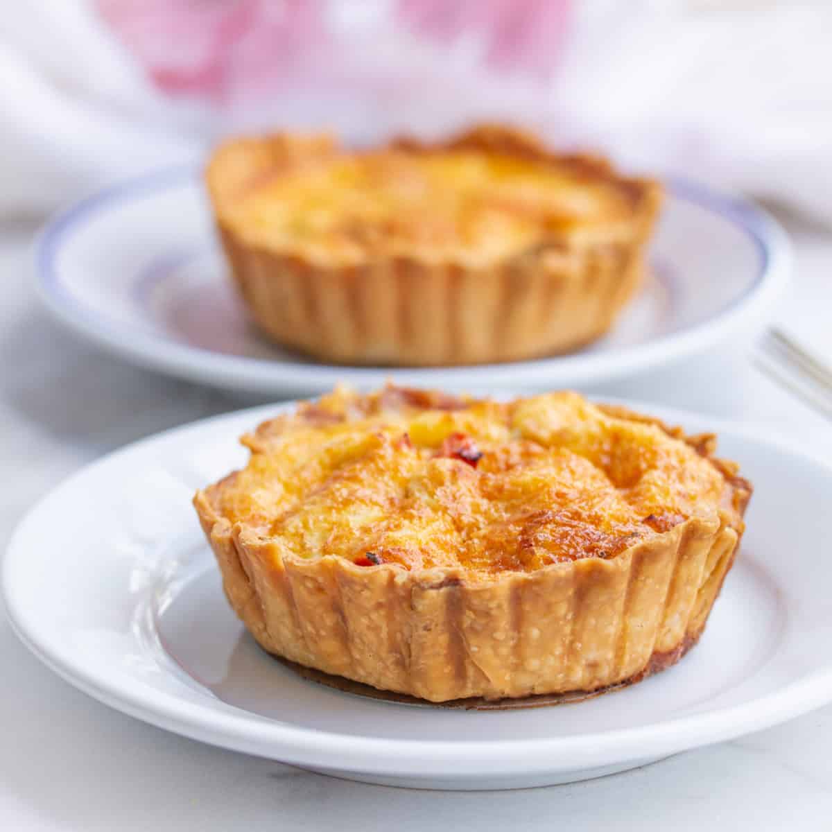Tomato Quiche Recipe for One or Two