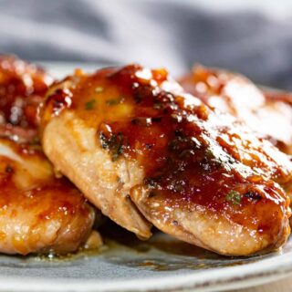 Slow Cooker Honey Garlic Chicken for Two • A Weekend Cook®