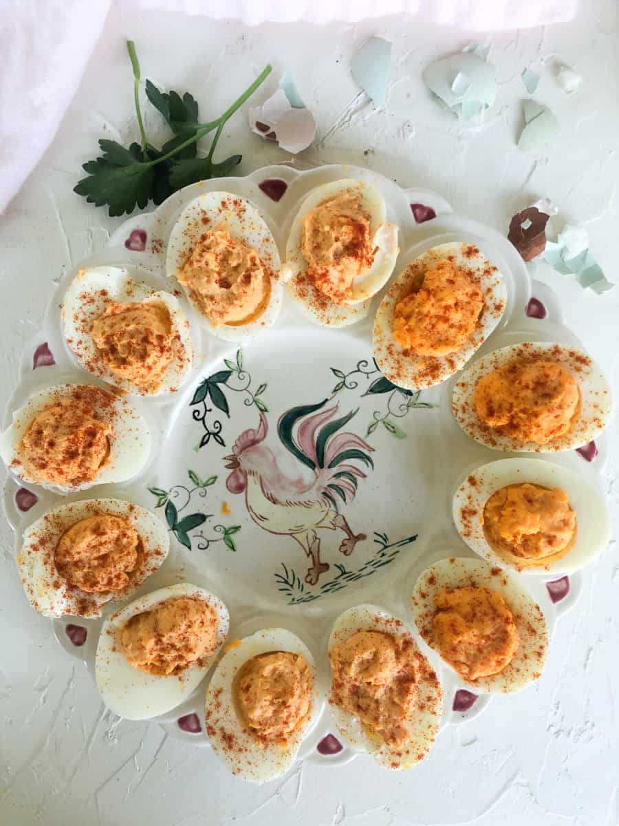Easy Southern Deviled Eggs Without Mustard