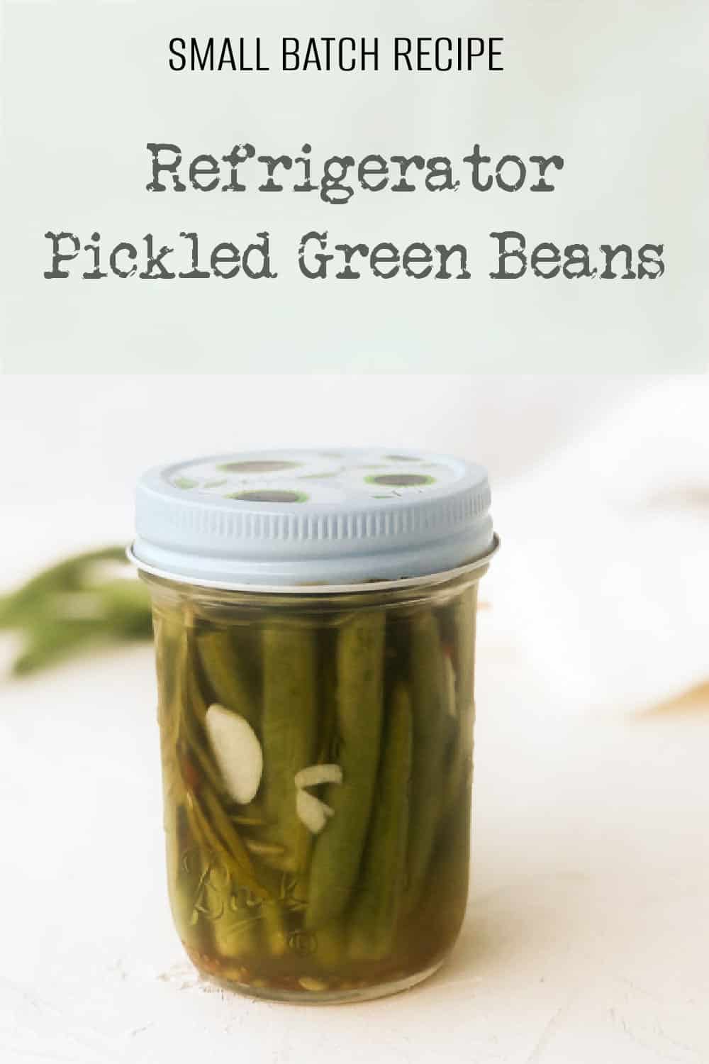 Quick Pickled Green Beans Recipe • A Weekend Cook®