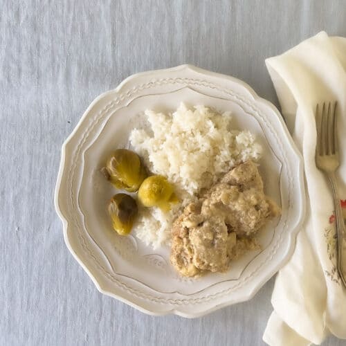 Creamy Garlic Chicken Recipe for One
