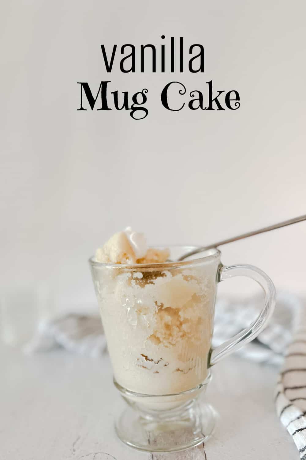 Easy Vanilla Mug Cake Recipe No Egg 