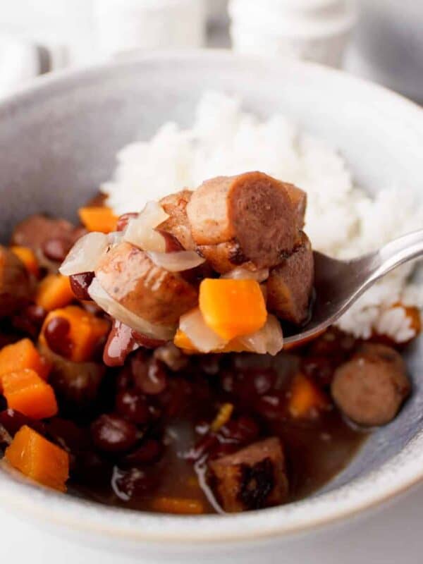 Small Batch Black Bean and Yam Stew