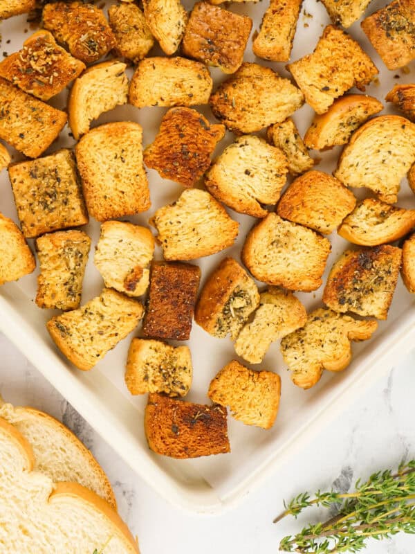 Easy Small Batch Homemade Croutons