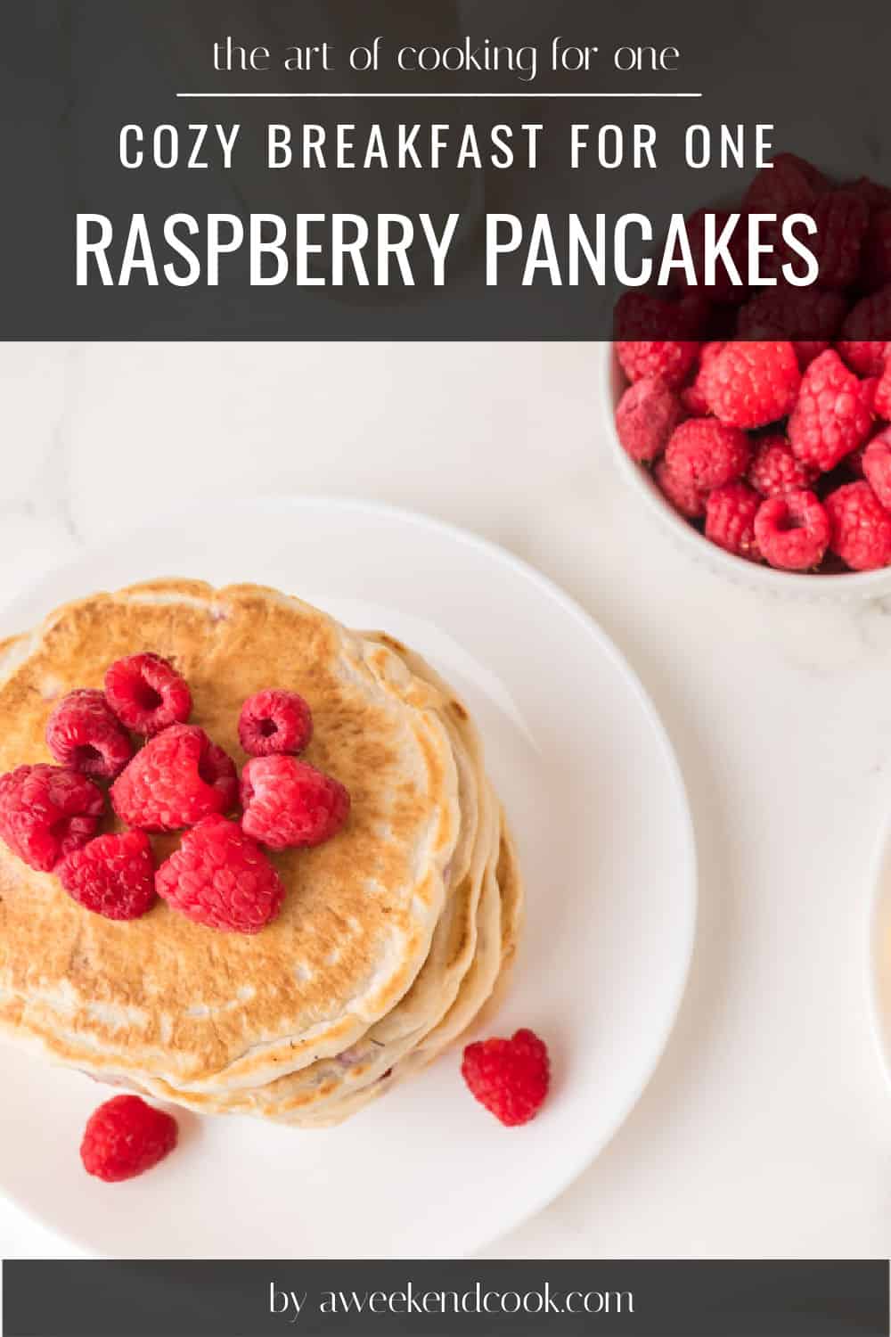 Small Batch Raspberry Pancakes for One • A Weekend Cook®