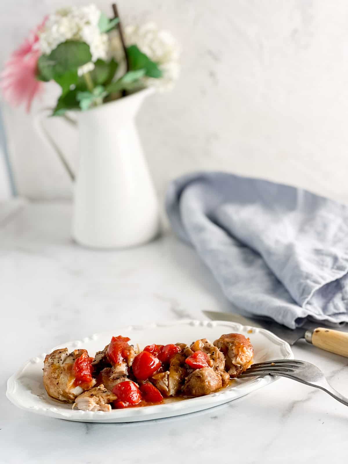 Small Slow Cooker Balsamic Chicken Recipe