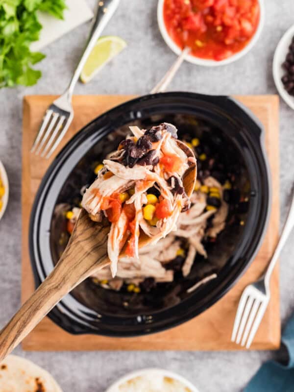 Small Slow Cooker Chipotle Chicken Dinner