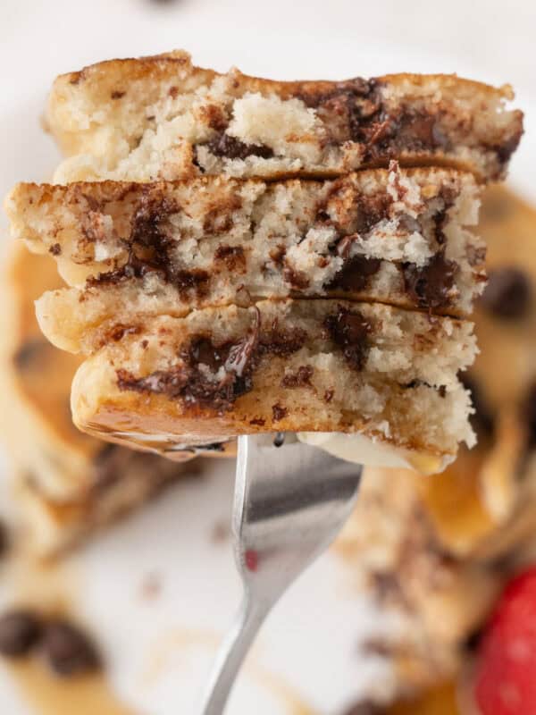 Small-Batch Chocolate Chip Pancakes for One (Made Without Egg)