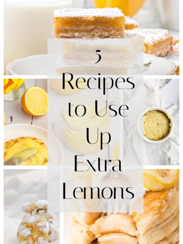 5 Recipes to Use Up Extra Lemons
