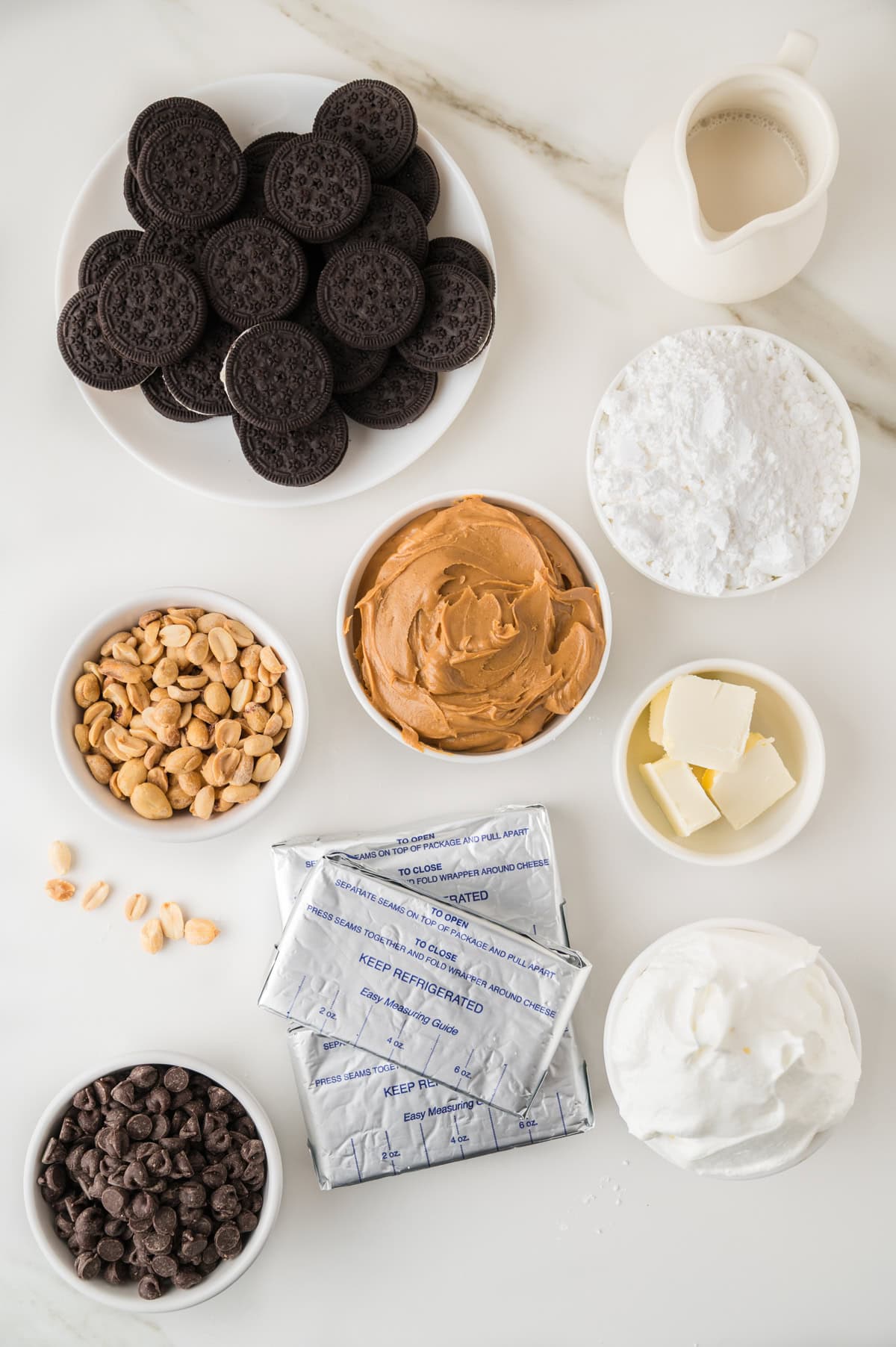 A group of bowls of food.