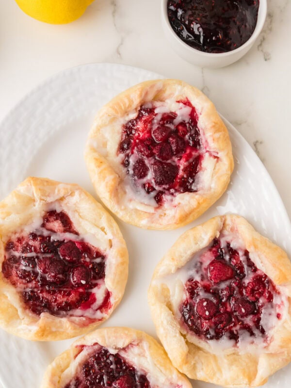 Almost Homemade Raspberry Danish (Small Batch)