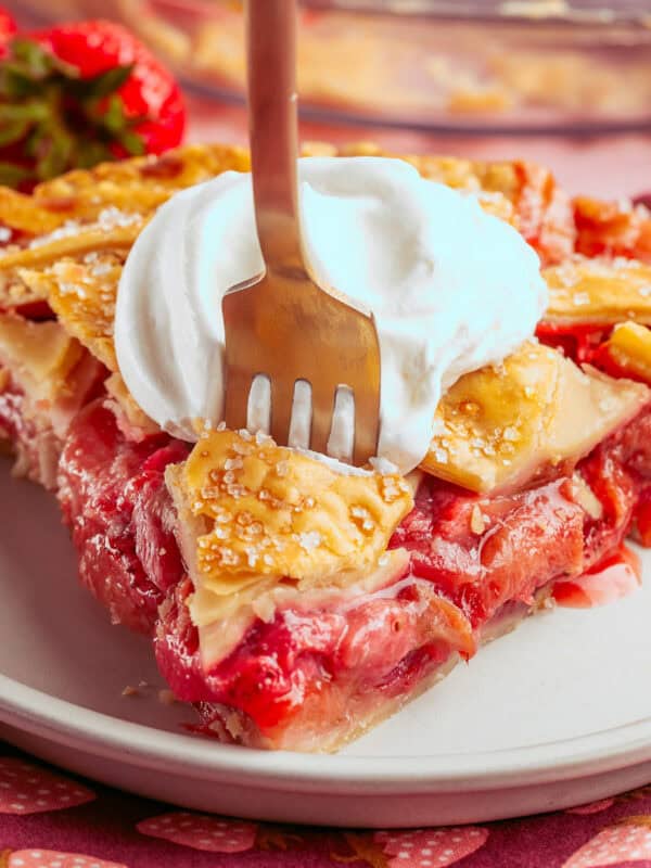 Classic Strawberry Rhubarb Pie Recipe (With a Shortcut Crust)