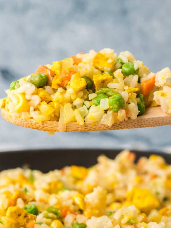 Easy Fried Rice for One ( No Egg )