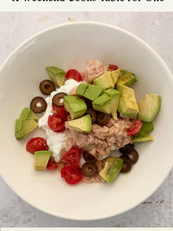 Tuna and Cottage Cheese Salad Bowl-Single Serving