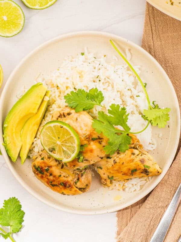 Cilantro Lime Chicken Dinner for One